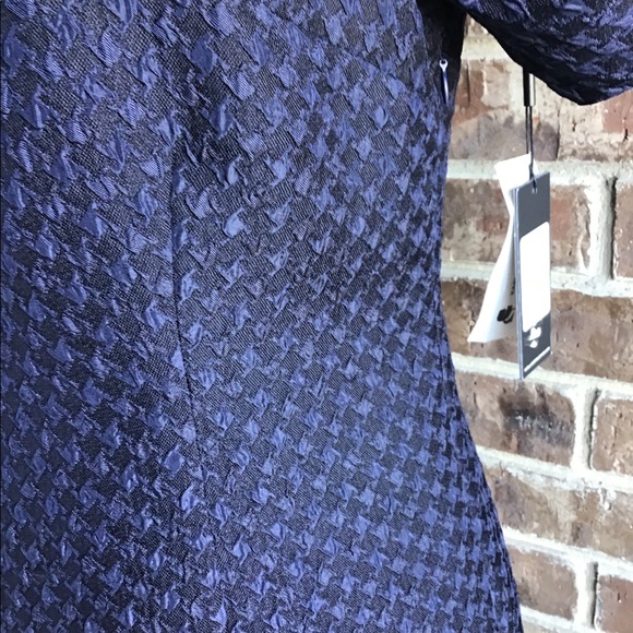 Karl Lagerfeld Flouncy Navy Dress - Picture 4 of 8